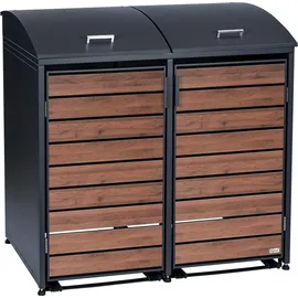 Zelsius Mülltonnenbox 120-240 Liter 2er grau