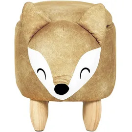 Beliani Hocker orange Fuchsform Fox