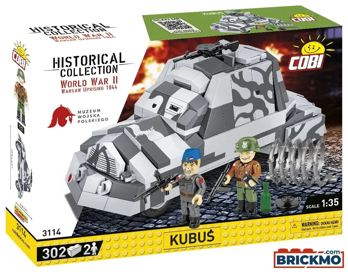 Cobi Historical Collection World War II 3114 Kubús 3114