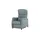 Hukla Relaxsessel Tobias Leder 75 x 105 x 88 cm Blau elektrisch