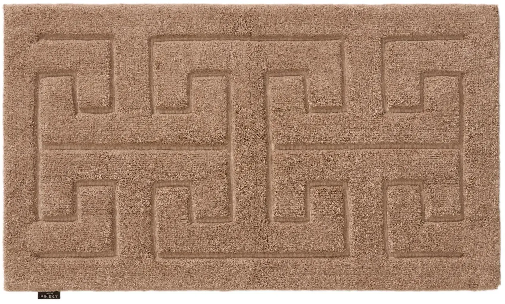 - Badteppich für Badezimmer - Badematte Helios Taupe 80x150 cm