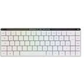 Asus ROG Falchion RX Low Profile weiß/silber, ROG RX RED Low-Profile, USB/Bluetooth, DE (90MP03EC-BKDA10)
