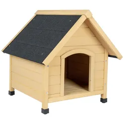 Hundehütte Liam, Hundehaus aus Fichtenholz, lasiert, naturbraun, XL