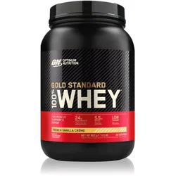 Optimum Nutrition Gold Standard Whey Protein Molkenprotein Geschmack French Vanilla Creme 900 g