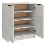 vidaXL Schuhschrank 59 x 70 x 35 cm geschlossen betongrau