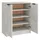 vidaXL Schuhschrank 59 x 70 x 35 cm geschlossen betongrau