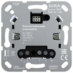 Gira Relaisschalteinsatz 540700