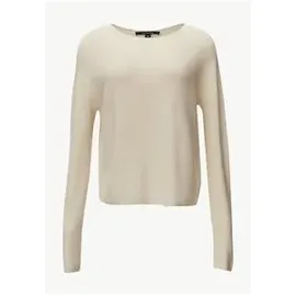Comma, Longpullover Strickpullover Beige 40