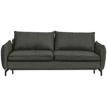 Novel Schlafsofa Midori, , Dunkelgrün , Textil , Füllung: Schaumstoff 224x89x105 cm Stoffauswahl Kinder- Jugendmöbel, Jugendsofas