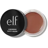 e.l.f. Cosmetics Luminous Putty Blush Barbados 10 g Braun