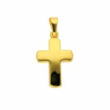 Kettenanhänger ADELIA ́S "Kreuzanhänger 585 Gold ( 14K )", gold, Schmuckanhänger, Damen, Gold, Kettenanhänger, Goldanhänger Kreuz