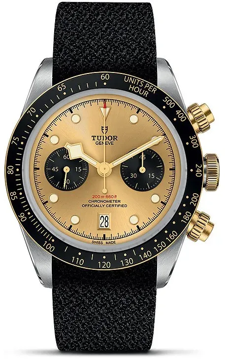 Tudor Herrenuhr Black Bay Chrono S&G M79363N-0006 - silber
