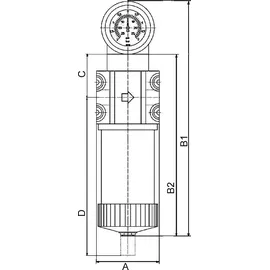 Riegler Aktivkohlefilter ohne Differenzdruckmanometer, 0,005 mg/m3, G 1