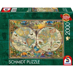 Schmidt Spiele Puzzle 2000 Teile Puzzle Gestalten der Erde 59741, Puzzleteile