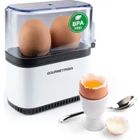 GOURMETmaxx Eierkocher Kompakt 2.0 250W weiß | Weiß