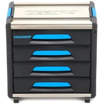 Gedore Werkzeug-Box-Modul WorkMo B2 4 Schubladen blau 52,60 x 50,60 x 39,60 cm