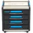 Gedore Werkzeug-Box-Modul WorkMo B2 4 Schubladen blau 52,60 x 50,60 x 39,60 cm