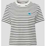 s.Oliver T-Shirt mit Streifenmuster, Damen, 2141812 99G2, 44