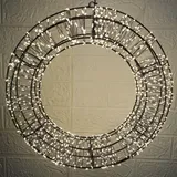 Lex Kranz Weihnachtskranz 2400 LED Lichterkette warmweiss Deko Timer : 2400 LEDs