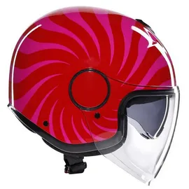 AGV Eteres Tropea Jethelm - Rot/Pink / M