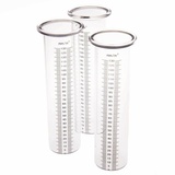 SIDCO Regenmesser 3X Ersatzglas Regenmesserglas Glaszylinder Niederschlagsmesser