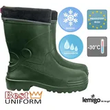 Lemigo Sicherheitsschuh Gummistiefel Gefüttert Winterschuhe Stiefel (BLWADER) 44 - 44