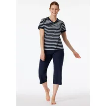 SCHIESSER Schlafanzug Casual Essentials Blau 5XL