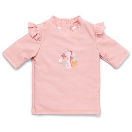 Little Dutch Bade-T-Shirt kurzarm Rüschen Seahorse Pink gr. 74/80 | Little Dutch