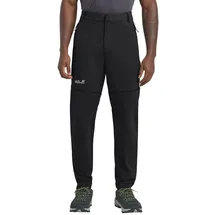 Jack Wolfskin Hikeout Zip Away Hosen Schwarz 54