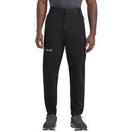 Jack Wolfskin Hikeout Zip Away Hosen Schwarz 54