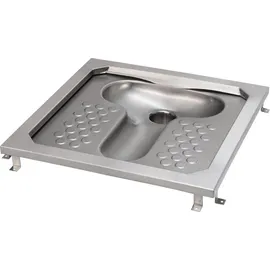 KWC AR Hock-WC, CAMPUS, Edelstahl, Spülrand, 755x200x755 mm