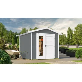 Weka 224 A Gr. 2 Satteldach grau