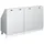 Vicco Rion 140 x 81,6 x 46 cm Weiß Riffel