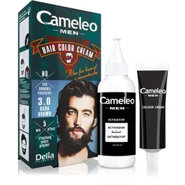 Delia Cosmetics Cameleo Men Hair Color Cream 3.0 dark brown 30 ml