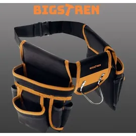 bigstren Werkzeuggürtel Oxford 600D schwarz 22 Taschen