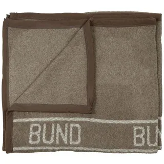 Bw Bundeswehr Wolldecke braun 220x130cm Nachbau