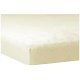 Traumschlaf Spannbettlaken Biber 120 x 200 - 130 x 200 cm beige