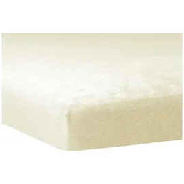 Traumschlaf Spannbettlaken Biber 120 x 200 - 130 x 200 cm beige