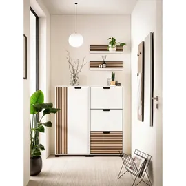 Tchibo Ryker 59,8 x 85,2 x 19,5 cm weiß matt / weiß