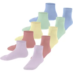 ESPRIT Kinder Sneaker Socken Solid Mix 5er Pack