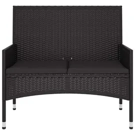 vidaXL Gartenbank 93 x 52 x 85 cm Schwarz