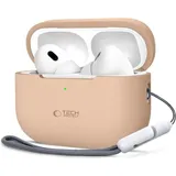 techprotect Tech-Protect Silikon Apple Airpods Pro 1 / 2 Caffè Latte