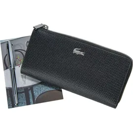Lacoste Chantaco Classics Slim Zip Geldbörse Damen schwarz