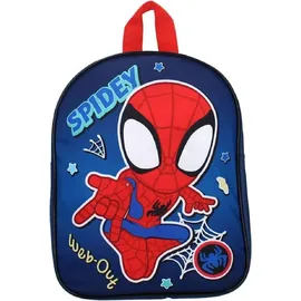 SpiderMan Rucksack Spidey Web-Out! 29x22x9cm blau - Blau