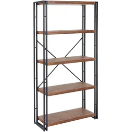 Mendler Kinderregal HWC-A27 165 x 80 cm MDF Wildeiche-Optik