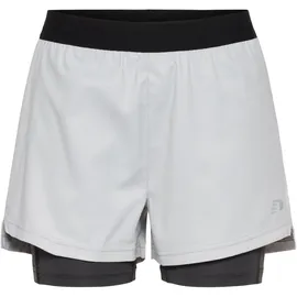 New Line 2in1 Running Shorts Damen oyster mushroom XS