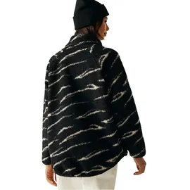 Regatta Frankie Borg Fleece Mit Durchgehendem Reißverschluss - Black / Light Vanilla Abstraction - 40