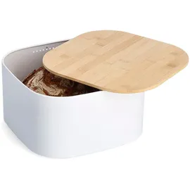 Zeller Brotkasten Metall Weiß