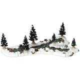 Lemax - Mill Stream Fork - Weihnachtsdorf Mühlbachgabelung, 10-teiliges Set