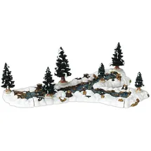 Lemax - Mill Stream Fork - Weihnachtsdorf Mühlbachgabelung, 10-teiliges Set